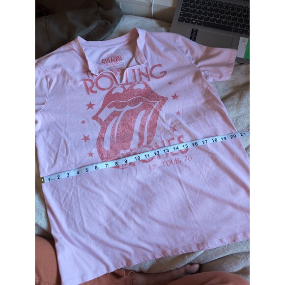 Rolling Stones pink t shirt size small - Picture 4 of 6